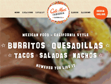 Tablet Screenshot of cali-mex.com